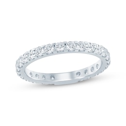 Now + Forever Lab-Grown Diamonds Eternity Ring 1 ct tw 14K White Gold
