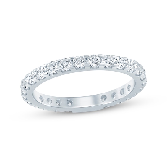 Now + Forever Lab-Grown Diamonds Eternity Ring 1 ct tw 14K White Gold