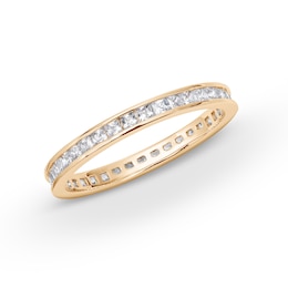 Rocksbox The Avery Lab-Grown Diamond Eternity Band 7/8 ct tw 24K Yellow Gold Vermeil Sterling Silver