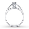 Thumbnail Image 1 of Diamond Solitaire Ring 1/4 carat Princess-Cut 14K White Gold (I/I2)