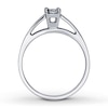 Thumbnail Image 2 of Now + Forever Diamond Solitaire Ring 1/4 carat Princess-Cut 14K White Gold (I/I2)