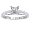 Thumbnail Image 0 of THE LEO Diamond Solitaire Ring 3/4 ct Princess-cut 14K White Gold
