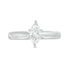 Thumbnail Image 3 of Diamond Solitaire Ring 1/2 carat Marquise 14K White Gold (I/I2)