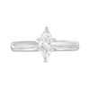 Thumbnail Image 4 of Now + Forever Diamond Solitaire Ring 1/2 carat Marquise 14K White Gold (I/I2)
