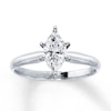 Thumbnail Image 0 of Diamond Solitaire Ring 3/4 carat Marquise 14K White Gold (I/I2)