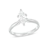 Thumbnail Image 0 of Diamond Solitaire Ring 1 carat Marquise 14K White Gold (I/I2)