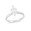 Thumbnail Image 1 of Now + Forever Diamond Solitaire Ring 1 carat Marquise 14K White Gold (I/I2)