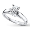 Thumbnail Image 0 of Diamond Solitaire Ring 1 Carat Emerald-cut 14K White Gold (I/SI2)