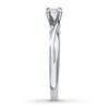 Thumbnail Image 3 of Now + Forever Diamond Solitaire Ring 3/8 Carat Princess-cut 14K White Gold (I/I2)