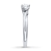 Thumbnail Image 2 of Solitaire Diamond Ring 3/8 ct tw Heart-cut 14K White Gold (I/I2)