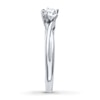 Thumbnail Image 3 of Solitaire Diamond Ring 3/8 ct tw Heart-cut 14K White Gold (I/I2)