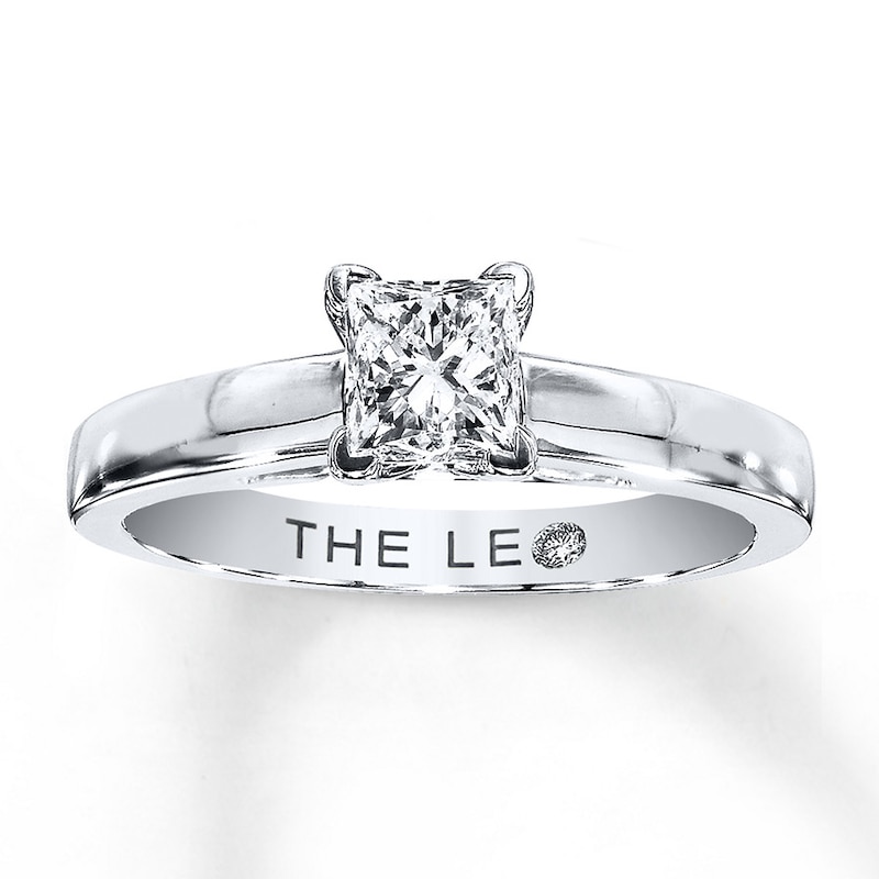 THE LEO Diamond 3/4 ct Princess-cut Ring 14K White Gold