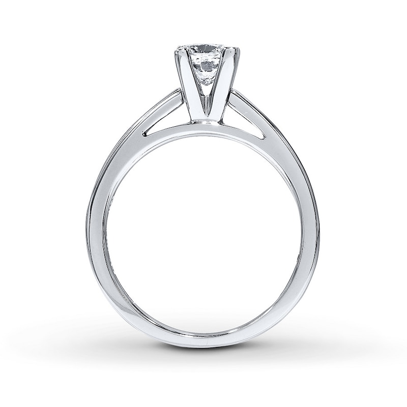 Main Image 2 of THE LEO Diamond 3/4 ct Princess-cut Ring 14K White Gold