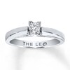 Thumbnail Image 1 of THE LEO Diamond Artisan Ring 1/3 Carat Princess-cut 14K White Gold
