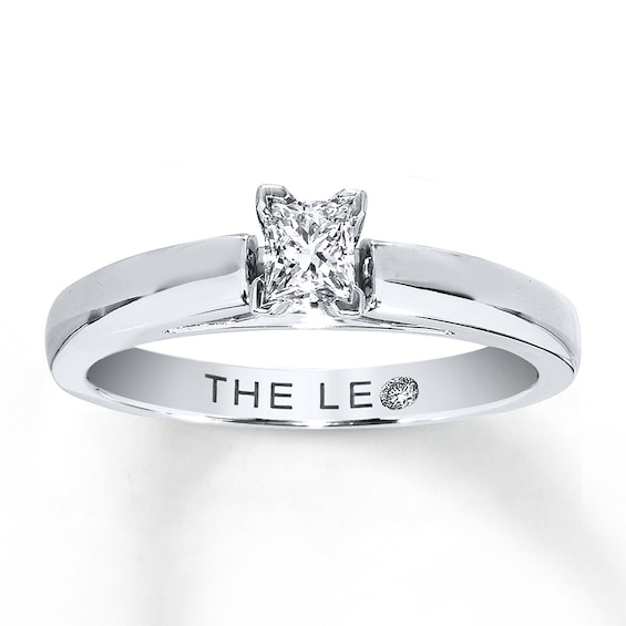 THE LEO Diamond Artisan Ring /3 Carat Princess-cut 14K White Gold