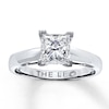 Thumbnail Image 1 of THE LEO Diamond Artisan Ring 1-1/2 ct tw Princess-cut 14K White Gold