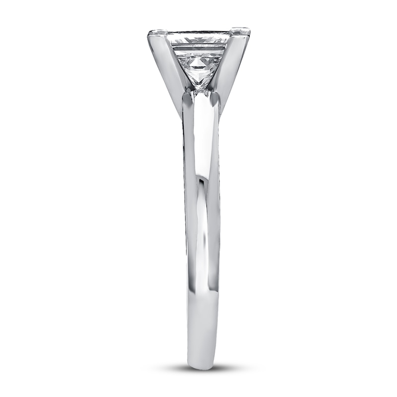 Main Image 3 of THE LEO Diamond Ring 2 Carat Princess-cut 14K White Gold
