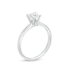 Thumbnail Image 2 of Diamond Solitaire Ring 1/2 Carat Princess-Cut 14K White Gold (I/I2)
