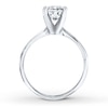 Thumbnail Image 1 of Certified Diamond Solitaire Ring 1-1/2 carats 14K White Gold