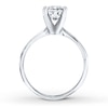 Thumbnail Image 1 of Certified Diamond Solitaire Ring 1-1/2 carats 14K White Gold (I/I1)