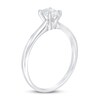 Thumbnail Image 1 of Certified Diamond Solitaire 1/2 ct Oval 14K White Gold (I/I1)