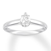 Thumbnail Image 0 of Certified Diamond Solitaire 1/2 ct Pear-shaped 14K White Gold (I/I1)