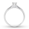 Thumbnail Image 1 of Certified Diamond Solitaire 1/2 ct Pear-shaped 14K White Gold (I/I1)