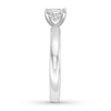 Thumbnail Image 2 of Certified Diamond Solitaire 3/4 ct Princess-cut 14K White Gold (I/SI2)
