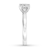 Thumbnail Image 2 of Certified Diamond Solitaire 1 ct Princess-cut 14K White Gold (I/SI2)