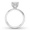 Thumbnail Image 2 of Certified Diamond Solitaire 1-1/2 ct Princess 14K White Gold (I/SI2)