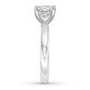 Thumbnail Image 3 of Certified Diamond Solitaire 1-1/2 ct Princess 14K White Gold (I/SI2)