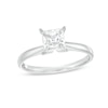 Thumbnail Image 0 of Certified Diamond Solitaire 1 ct Princess-cut 14K White Gold (I/I1)