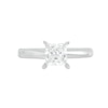 Thumbnail Image 4 of Now + Forever Certified Diamond Solitaire 1 ct Princess-cut 14K White Gold (I/I1)