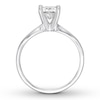 Thumbnail Image 2 of Now + Forever Certified Diamond Solitaire 3/4 ct Princess-cut 14K White Gold (I/I1)