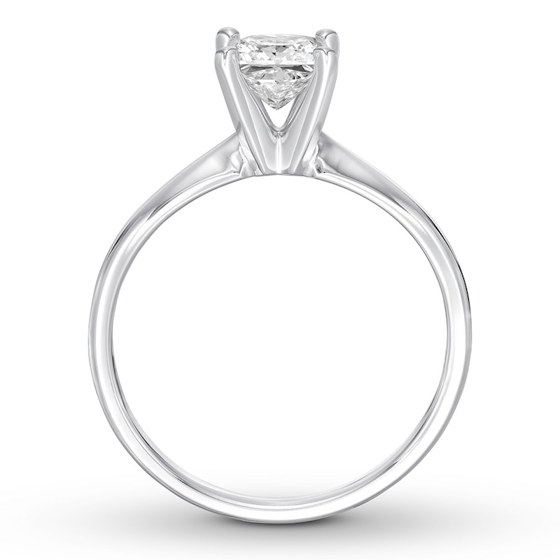 Main Image 2 of Now + Forever Certified Diamond Solitaire 3/4 ct Princess-cut 14K White Gold (I/I1)