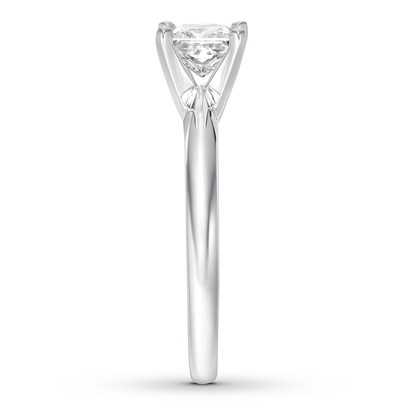 Main Image 3 of Now + Forever Certified Diamond Solitaire 3/4 ct Princess-cut 14K White Gold (I/I1)