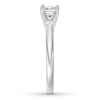Thumbnail Image 3 of Now + Forever Certified Diamond Solitaire 1/2 ct Princess-cut 14K White Gold (I/I1)