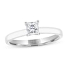 Thumbnail Image 0 of THE LEO Diamond Artisan Ring 1/2 Carat Princess-cut 14K White Gold