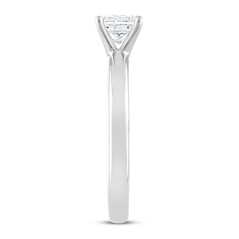 Main Image 3 of THE LEO Diamond Artisan Ring 3/4 Carat Princess-cut 14K White Gold