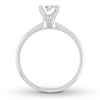 Thumbnail Image 2 of Now + Forever Diamond Solitaire Engagement Ring 1 Carat Oval 14K White Gold (I/I2)