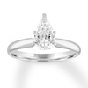 Thumbnail Image 1 of Now + Forever Diamond Solitaire Engagement Ring 1 Carat Pear 14K White Gold (I/I2)