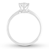 Thumbnail Image 1 of Diamond Solitaire Engagement Ring 1 Carat Pear 14K White Gold (I/I2)