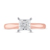 Thumbnail Image 3 of Now + Forever Diamond Solitaire Engagement Ring 1 ct tw Princess-cut 14K Rose Gold (I/I2)