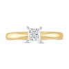 Thumbnail Image 3 of Now + Forever Diamond Solitaire Engagement Ring 1/2 ct tw Princess-cut 14K Yellow Gold (I/I2)