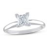 Diamond Solitaire Engagement Ring 1/2 ct tw Princess-cut 10K White Gold