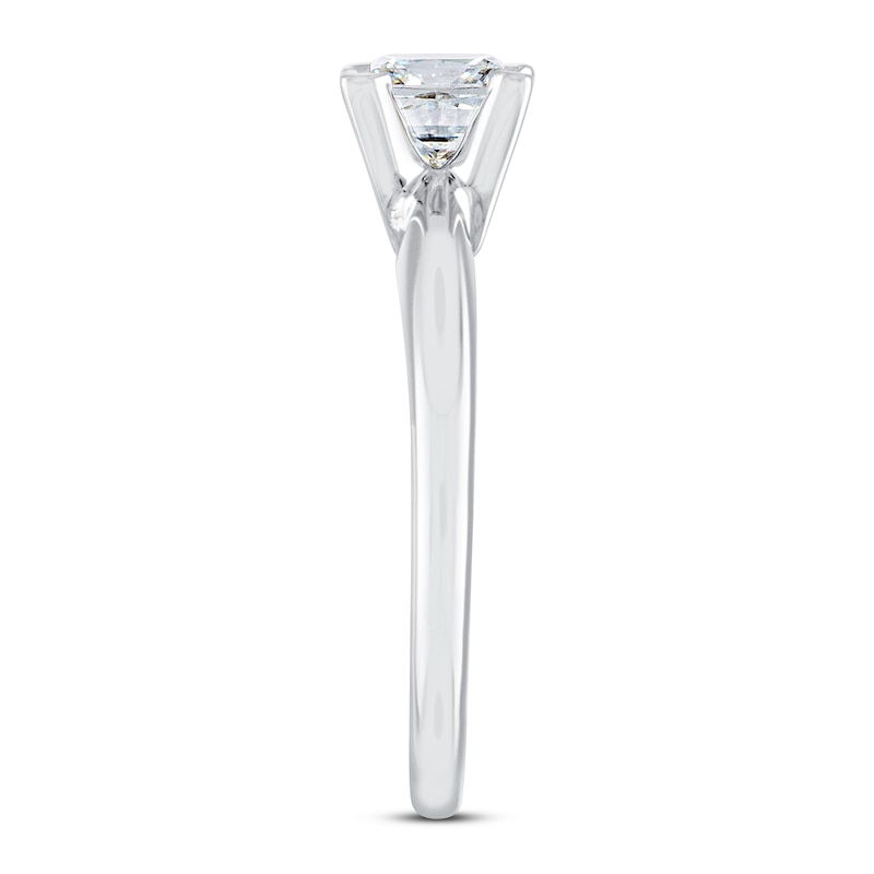 Main Image 2 of Now + Forever Diamond Solitaire Engagement Ring 2 ct tw Princess-cut 10K White Gold (I/I3)