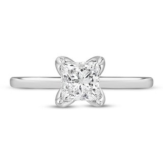 Diamond Solitaire GIA-graded Engagement Ring 1 ct tw Princess ...