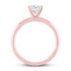 THE LEO Artisan Diamond Solitaire Engagement Ring 1 ct tw Princess-cut 14K Rose Gold