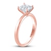 Thumbnail Image 2 of THE LEO Artisan Diamond Solitaire Engagement Ring 1-1/2 ct tw Princess-cut 14K Rose Gold