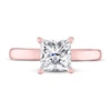 Thumbnail Image 2 of THE LEO Artisan Diamond Solitaire Engagement Ring 2 ct tw Princess-cut 14K Rose Gold